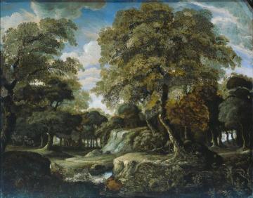 View in the woods Artwork by Jan van der Heyden