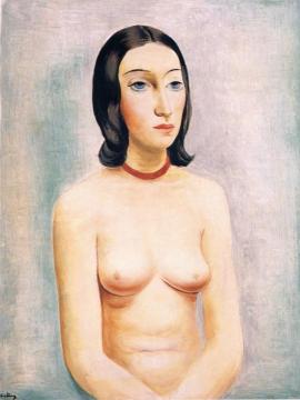 Nude Bust Artwork by Moise Kisling