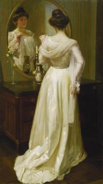 The White Shawl Artwork by Richard Edward Miller