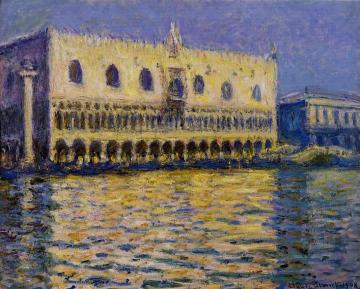 The Palazzo Ducale Artwork by Claude Oscar Monet