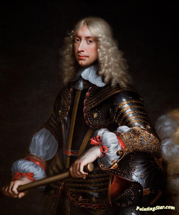 Portrait Of Francois De Vendome Duc De Beaufort Artwork by Jean Nocret