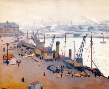 The Port of Boulogne Artwork by Albert Marquet