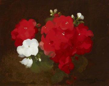 Geraniums Artwork by James Stuart Park
