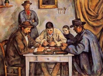 The Card Players Artwork by Paul Cezanne