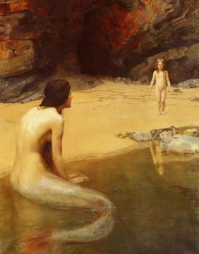 The Land Baby Artwork by John Maler Collier