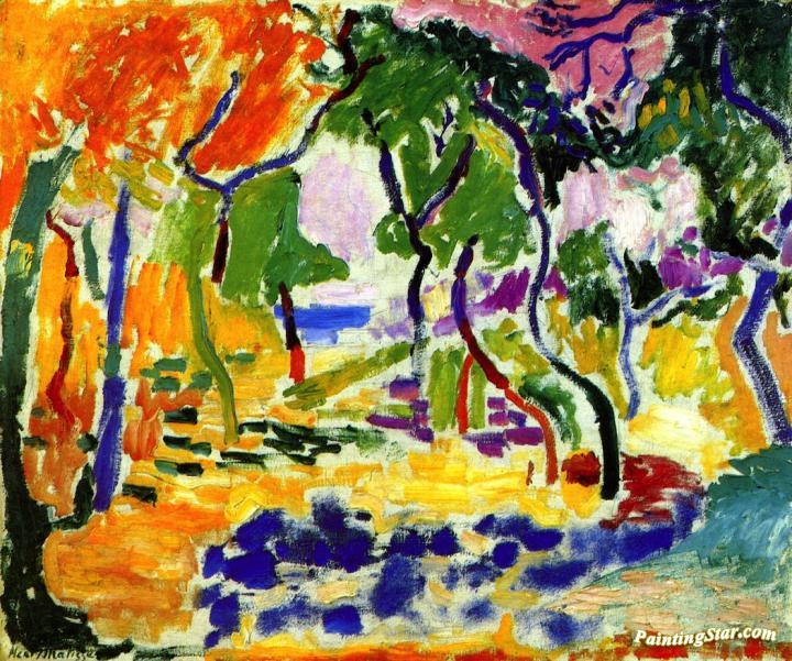 Landscape Wt Collioure Artwork by Henri Matisse