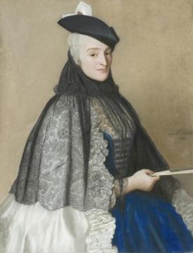 Portrait of Mme Boère Artwork by Jean Etienne Liotard
