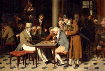 La Partie De Dames Au Café Lamblin Au Palais-royal Artwork by Louis Leopold Boilly