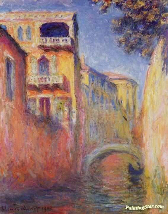 Rio della Salute Artwork by Claude Oscar Monet