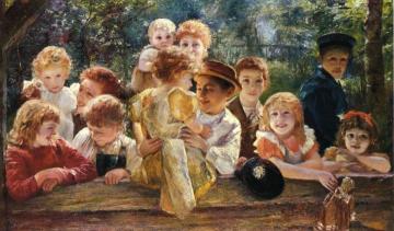 Happy Children Artwork by Paul Barthel