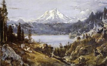 Mount Shasta from Castle Lake Artwork by Thomas Hill