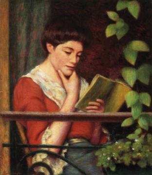 Reading by a Window Artwork by Federico Zandomeneghi