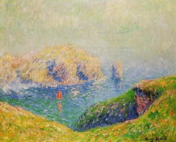 The Red Sail Artwork by Henry Moret