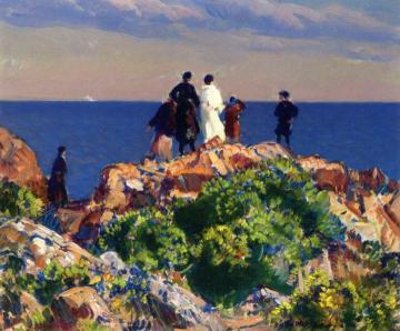 Bass Rocks, Gloucester Artwork by Gifford Beal