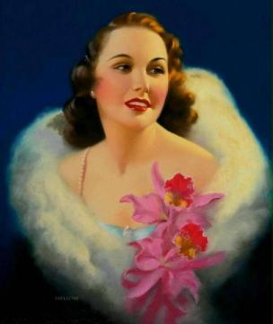 Original Pin-up Artwork by Edward Mason Eggleston