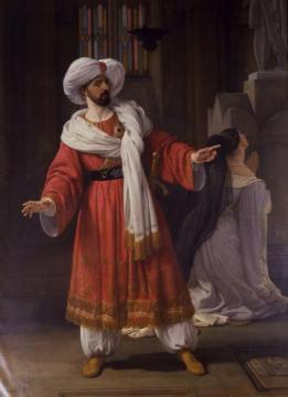 Giovanni David Sulla Scena De Gli Arabi Nelle Gallie Artwork by Francesco Paolo Hayez