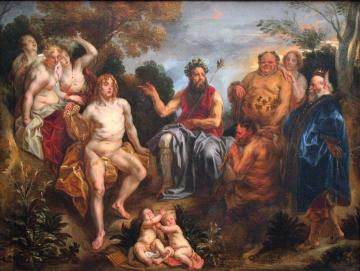 The Judgement Of Midas Artwork by Jacob Jordaens