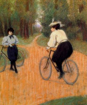 Rencontré à bicyclettes Artwork by Federico Zandomeneghi