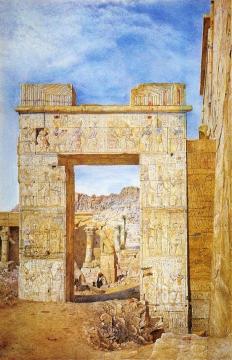The Gateway of Philadelphus, Philae Artwork by Henry Roderick Newman