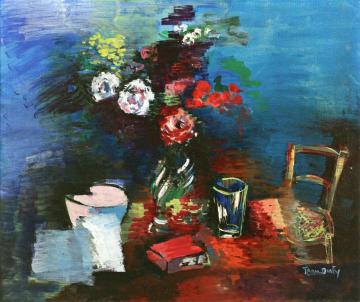 Still Life With A Box Of Matches Artwork by Jean Dufy