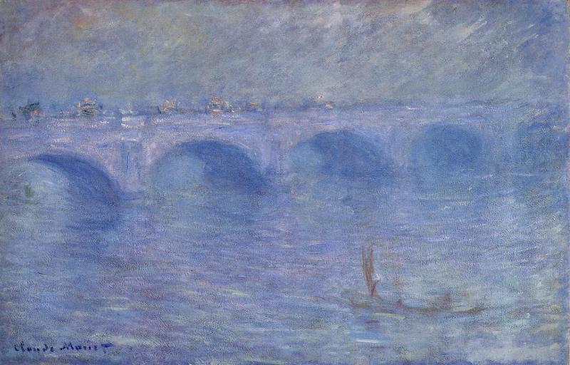 Waterloo Bridge In The Fog Artwork by Claude Oscar Monet