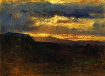 Study for the Catskills Artwork by George Inness