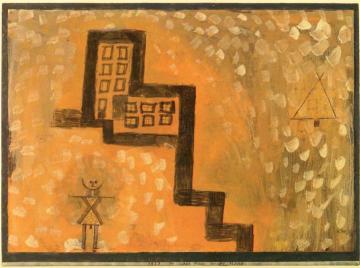 Das Haus In Der Höhe Artwork by Paul Klee