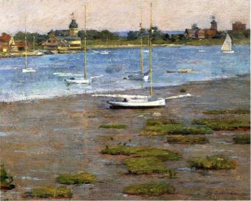 The Anchorage, Cos Cob Artwork by Theodore Robinson