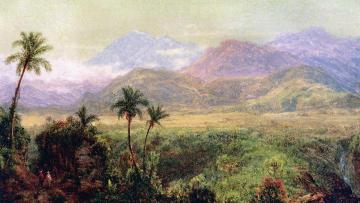 South American Scene Artwork by Louis Remy Mignot