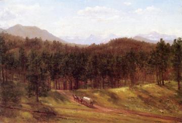 A Mountain Trail, Colorado Artwork by Thomas Worthington Whittredge