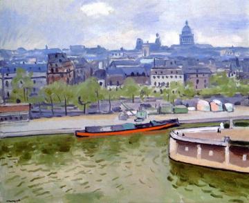 The Seine and the Pantheon Artwork by Albert Marquet