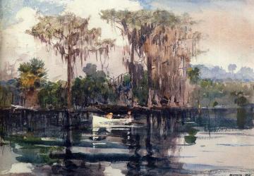 St. John's River, Florida Artwork by Winslow Homer