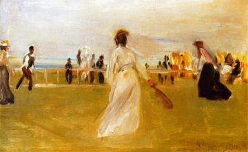 Tennis Game by the Sea Artwork by Max Liebermann