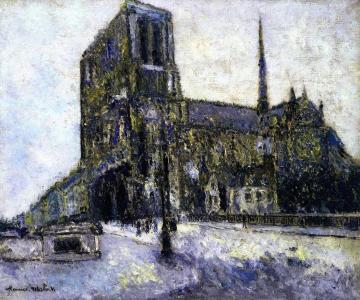 Notre-Dame de Paris Artwork by Maurice Utrillo