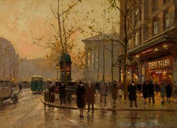 Boulevard des Capucines Artwork by Edouard Léon Cortes