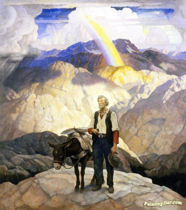 The Seeker Artwork by Newell Convers (N.C.) Wyeth