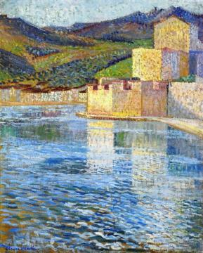 Ramparts at Collioure Artwork by Henri Martin