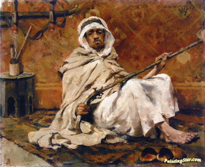 Guard Resting Artwork by Theo van Rysselberghe