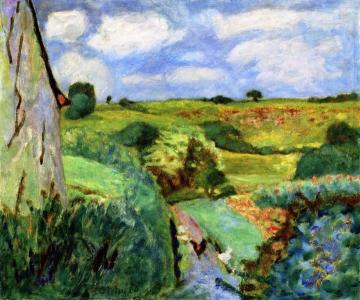 Le Chemin Creux Artwork by Pierre Bonnard