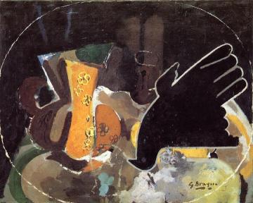 Black Pigeon Artwork by Georges Braque