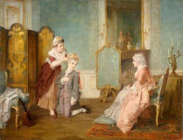 Preparations For The Masked Ball Artwork by Otto Erdmann