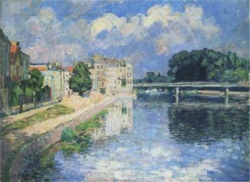The Marne at Lagny Artwork by Henri Lebasque