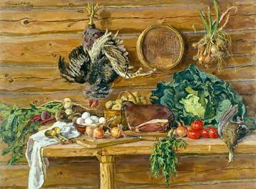 Still Life Artwork by Pyotr Konchalovsky