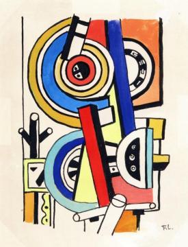 The City Artwork by Fernand Léger