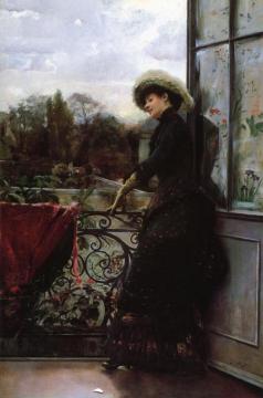 On The Terrace Artwork by Julius LeBlanc Stewart