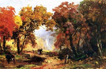 Autumn Landscape Artwork by Abbott Handerson Thayer
