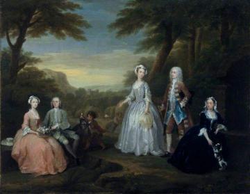The Jones Family: Conversation Piece Artwork by William Hogarth