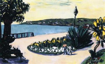 Small Italian Landscape Artwork by Max Beckmann