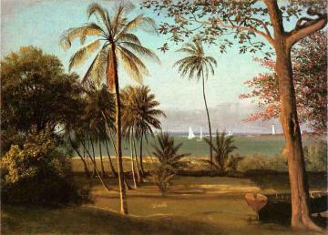 Florida Scene Artwork by Albert Bierstadt