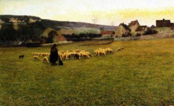 Autumn, Giverny Artwork by John Leslie Breck